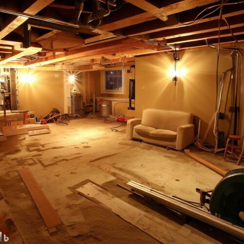 Basement remodeling in Tacoma